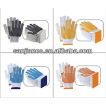 PVC Dotted Handschuhe 2015 Fahrradhandschuhe PVC beschichtete Arbeitshandschuhe